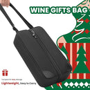 ALLCAMP Wine Bag - Insulated Cooler Bag with Wine Glasses, Bottle Opener & Wine Accessories for Wine Lovers - Portable Wine Gift Bag for Travel, Picnics, and Gift Ideas(Black) by TinyTreasures Baby Boutique