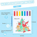 PIRIE Paint with Water Coloring Books for Kids,Watercolor Painting Sets Painting Activity for Kids Ages 3 4 5 6 7 8+,Birthday Gifts Arts & Crafts Toy (Christmas) by TinyTreasures Baby Boutique