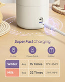Nuliie Portable Bottle Warmer for Travel, Double Leak‑Proof, Heating Milk & Water Faster, Cordless Milk Warmer with Fast Charging, Anti-Dry & Anti-Burn Protection for All Day Needs, 17oz by TinyTreasures Baby Boutique