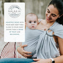 Nalakai Ring Sling Baby Carrier, Soft Linen Baby Sling, Baby Wrap, Comfort, Style, and Giving Back - Carry Your Little One with Love by TinyTreasures Baby Boutique