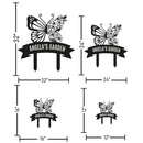 Personalized Metal Garden Sign with Stake, Custom Garden Decor for Outdoor, Custom Family Name Sign, Patio Decorations, Lawn Art, Farmhouse Decorative, Housewarming Gift (CstmDesign7) by CozyNest Decor