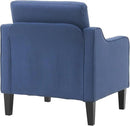 VINGLI Modern Accent Chairs Set of 2, Blue Living Room Chairs Comfy Armchair for Bedroom, Upholstered Sofa Chair Reading Chair for Small Spaces, Apartment, Waiting Room by CozyNest Decor