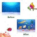 Skillmatics Foil Fun - Animals Mega Pack, No Mess Art for Kids, Craft Kits & Supplies, DIY Creative Activity, Travel Toys, Gifts for Boys & Girls Ages 4, 5, 6, 7, 8, 9, Travel Toys by TinyTreasures Baby Boutique