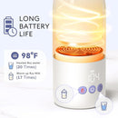 Portable Bottle Warmer for Travel, Dual Heating Modes for Breastmilk & Water On The Go, Portable Bottle Milk Warmer with Fast Heating & Long Battery Life, 10 Ounces Large Capacity (Purple) by TinyTreasures Baby Boutique