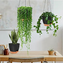 GARDIFE Hanging planters for Indoor Plants, 8 inch Hanging Planter, Self Watering Plant Pot, 2 Pack self Watering Hanging Planter, Black by CozyNest Decor