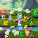 150 Pieces Mini Resin Animals Mini Resin Figures Tiny Resin Animals Model Set for DIY Miniature Garden Decor, Dollhouse Ornament,Succulents Plants Ornaments, Animals Party Favors by GreenHaven Gardens
