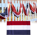 EBaokuup 20x2 Ft American Flag Bunting-4th of July Banner Decor Red, White & Blue Stripe Flag-Large Patriotic Bunting US Flag Decorations for Independence Day Outdoor Porch Garden by GreenHaven Gardens