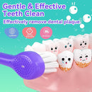 SEAGO Kids Electric Toothbrushes Rechargeable, Toddler Electric Toothbrush with Magnetic Charging, LED Observing Light, 8 Toothbrush Heads for Ages 2-4-6 Boys Girls (Purple) by TinyTreasures Baby Boutique