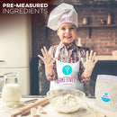 BAKETIVITY Kids Baking DIY Activity Kit - Bake Delicious Cinnamon Buns with Pre-Measured Ingredients – Best Gift Idea for Boys and Girls Ages 6-12 by TinyTreasures Baby Boutique