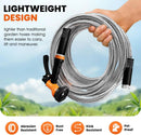 Garden Hose 50 FT, Flexible Metal Hose with 10 Function Nozzle, Kink Free, Lightweight, Durable, Crush Resistant Fitting, Easy to Coil, Puncture Proof Hose for Yard, Rv, 600 PSI 2025 New by GreenHaven Gardens