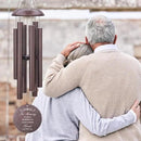 Personalized Sympathy Wind Chimes, Sympathy Gift After Loss of Mom Dad, or Loved One, Memorial Garden Remembering a Loved One Memorial Gifts by CozyNest Decor