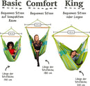 LA SIESTA® - Large Comfort Domingo Hammock Swing Chair & CasaMount - Weather & Tear Resistant Hanging Chair - Outdoor Indoor Hammock Chair w/Suspension Kit for Walls Ceilings Square Beams - Lime by GreenHaven Gardens