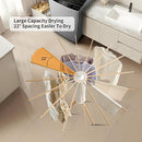Clothes Drying Rack Tripod,Laundry Hanger Dryer Rack,Portable Drying Rack,Outdoor Clothes Rack-Drying Rack Clothing Laundry Bedroom Household Wooden-16rods by CozyNest Decor