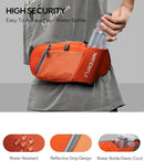 WATERFLY Fanny Pack Waist Bag: Hiking Water Bottle Holder with Strap Waist Pack for Women Men Hydration Hip Packs for Running Walking Traveling-Orange by TinyTreasures Baby Boutique