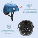KAMUGO Kids Bike Helmet Set, Toddler Helmet for Ages 2-8 Boys Girls with Sports Protective Gear Set Knee Elbow Wrist Pads for Skateboard Cycling Scooter Rollerblading by TinyTreasures Baby Boutique