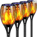 TomCare Solar Lights Upgraded, 43" Waterproof Flickering Flames 96 LED Torches Lights Outdoor Solar Landscape Decoration Lighting Dusk to Dawn Auto On/Off Pathway Lights for Garden Patio Driveway (4) by GreenHaven Gardens