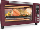 Nuwave Bravo Pro Smart Air Fryer Toaster Oven Combo, 12-in-1 Functions with Quicker & Even Crisp Technology, 1800W, 50-450°F, PFAS-Free, 21QT, Cinnamon by CozyNest Decor