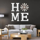 ZAZIWZ Farmhouse Home Signs with Windmill Clock Wall Decor Rustic Home Letters Wall Art for Living Room Kitchen Entryway Dining Room Bedroom (white) by CozyNest Decor
