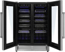 THOR Kitchen Freestanding/Under-Counter 24-Inch Dual Zone Wine Cooler in Stainless Steel - Model TWC2402 by CozyNest Decor