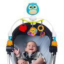 Baby Stroller Arch Toy with Relaxing Music & Lights - Adjustable Activity Arch & Play Accessories - Baby Bouncer Toy Bar, Carseat, Crib, Stroller Hanging Toys for Infants 0 Months Old & Up by TinyTreasures Baby Boutique
