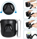 Accmor Stroller Cup Holder with Phone Holder, Bike Cup Holder, Universal Cup Holder for Uppababy Nuna Doona Strollers, 2-in-1 Cup Phone Holder for Stroller, Bike, Wheelchair, Walker, Scooter by TinyTreasures Baby Boutique