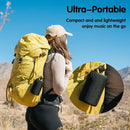 Bluetooth Speaker,MusiBaby M68 Small Portable Speaker:Speaker with BT5.3,Waterproof,Wireless,Bass,HD Sound,24H Playtime for Outdoor，Beach,Party,Stocking Stuffers,White Elephant Gifts(Blk) by TinyTreasures Baby Boutique