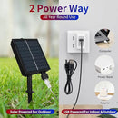 XTF2015 Solar American Flag Lights, 2 in 1 Solar Powered & Plug in American Flag Light, 420 LED Waterproof Patriotic Ornaments for Memorial Day, Independence Day, 4th of July, Party, Yard Decorations by GreenHaven Gardens