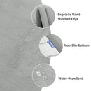 Baby Play Mat for Floor,1.3" Thick Elasti-Foam 50x50 Playpen Mat for Toddlers Infant Kids,Water-Repellent Soft Coral Velvet Tummy Time Mat,Non Slip Crawling Mat,Tatami Mat(Light Grey) by TinyTreasures Baby Boutique