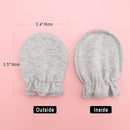 Newborn Baby Mittens No Scratch Cotton Elastic Wrist Gloves Infant Toddler Mittens for Baby Boy Girl 0-6 Months by TinyTreasures Baby Boutique