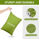 MissBoy Laundry Bag, Nylon Dirty Clothes Storage Bag, Splash-proof Travel Camping Laundry Bags with Zip, Lightweight Foldable Swimming Dry Wet Bag by TinyTreasures Baby Boutique