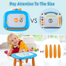 Smasiagon Toddler Girl Boy Toys,Magnetic Drawing Board for Toddlers 1-3,Early Learning Doodle Board Writing Painting Sketch Pad, Birthday Christmas Halloween Easter Gifts for 1 2 3 Year Old (Blue) by TinyTreasures Baby Boutique