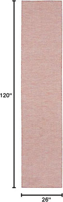 Nourison Home Positano Indoor/Outdoor Rainbow 2'2" x 10' Area Rug, Easy Cleaning, Non Shedding, Bed Room, Living Room, Dining Room, Backyard, Deck, Patio (2x10) by CozyNest Decor