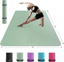 HAPBEAR Extra Large Yoga Mat - 72"x48"/78"x54", 1/4" & 1/3" Thick, Non-Slip, Durable, Eco-Friendly, Wide Exercise Mat for Home Workouts, Yoga, Pilates, Stretching, Meditation (Barefoot Exercise) by TinyTreasures Baby Boutique