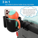 Accmor Stroller Cup Holder, Universal Cup Holder with Silicone Gooseneck Arm, Bike Cup Holder, 360° Rotatable Large Caliber Drinks Holder for Stroller, Bike, Wheelchair, Walker by TinyTreasures Baby Boutique