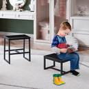 Step Stool for Kids Adults,Holds up to 500Lb,3 in1 Heavy Duty Sturdy Two Foot Stool for Kichen/Bathroom/High beds, Wooden&Metal Frame, Non-Slip Pads… by TinyTreasures Baby Boutique