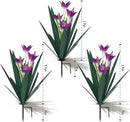 Homight Metal Agave Plant Outdoor Decoration Outdoor Garden Decoration Lily Mexican Yard Art Plant Garden Agave Lily Decorative Garden Gift (3 Big Purple Lilies), HM-390-345 by GreenHaven Gardens