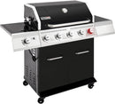Royal Gourmet GA5404H 5-Burner Propane Gas Grill with Side Burner & Warming Rack, Outdoor BBQ Grill with 64,000 BTUs Output & 738 Sq. in. Cooking Area for Outdoor Barbecue, Black by GreenHaven Gardens