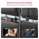 BM2 Car Camera for Baby, 5.2" 1080P Screen with 3X Zoom, Clear Rear-Facing View, 360° Rotating Lens, Easy Installation – Safety for Infants and Pets by TinyTreasures Baby Boutique