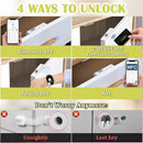 Eseesmart Smart Cabinet Lock, Hidden RFID Keyless Electronic Bluetooth Drawer Locks, Baby Proofing Child Safety Cabinet Locks for Liquor Cabinet Locker Drawer Cupboard Desk Dresser Adults by TinyTreasures Baby Boutique