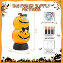 Halloween Snow Globe Lantern Lighted Pumpkin Musical Snow Globe Glitter with 6H Timer Battery and USB Operated Halloween Snow Globes Water Lantern for Spooky Festival Party Decoration (Pumpkin) by CozyNest Decor