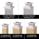 Dynaming 8 Pack Solar Flame Post Lights Outdoor, Solar Powered Fence Post White Shell Cap Light, High Brightness Flickering Flame LED Lighting for Garden Deck Patio, Fit 4x4 5x5 6x6 Vinyl/Wooden Posts by GreenHaven Gardens