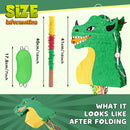 WERNNSAI Foldable Dragon Piñata - Dinosaur Birthday Party Supplies Dino Extendable Piñata Bundle with Blindfold Stick and Tassels for Boys Kids Dragon Theme Bday Party Game Decorations 16.2” x 12.5” by TinyTreasures Baby Boutique
