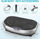 AXV Vibration Plate Exercise Machine Whole Body Workout Power Vibrate Fitness Platform Vibrating Machine Exercise Board for Weight Loss Shaping Toning Wellness Home Gyms Workout by CozyNest Decor