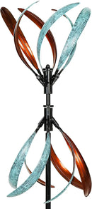 Wind Spinners Outdoor – Metal Large Wind Spinner with Stake for Yard and Garden, Garden Wind Sculptures & Spinners, Ideal Gift for Family (13'' W x 70.5'' H) by GreenHaven Gardens