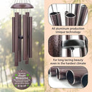 Personalized Memorial Wind Chime, Sympathy Wind Chimes for Loss of Loved One, Bereavement & in Memory Wind Chimes, Sympathy Gifts in Memory of Father, Mother or a Loved One by CozyNest Decor