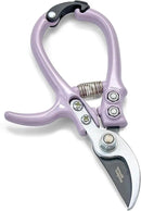 Modern Sprout Hand Pruners - Lightweight Pruning Shears W/Easy Lock- Gardening Scissors - Bypass Sharp Carbon Steel Blade - Rust Resistant - Garden Tools - Reusable Holster - Lavender by GreenHaven Gardens