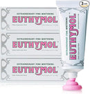 EUTHYMOL Whitening Toothpaste (3.7fl oz*3, Pack of 3) - Stain Removal in 2 Weeks, Long-Lasting Freshness for Sensitive Gum & Teeth. Bad Breath, Cavity Prevention. Recyclable Aluminum Tube by CozyNest Decor