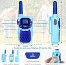 Walkie Talkies for Kids Rechargeable 4 Pack Walkie-Talkies Long Range 4 Miles NOAA FRS 2 Way Radio for Adults Camping Skiing Cruise, Family Adventure Toys for 3-12 Year Old Boys Girls Toddlers by TinyTreasures Baby Boutique