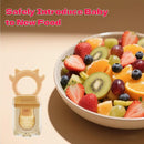 Baby Food Fruit Feeder & Freezer Tray, Auto-Push Fresh Food Feeder Pacifier for Self Feeding, Breastmilk Popsicle Molds for Baby Teething Relief, BPA-Free Silicone, 2 Sizes for 3-12 Months by TinyTreasures Baby Boutique