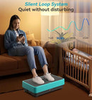 POWET Vibration Plate Exercise Machine for Weight Loss, Woukout & Lymphatic Drainage – Whole Body Vibrating with 99 Speed Levels & 5 Pre-Set Modes – Supports Up to 400lbs, Ideal for Home Use by CozyNest Decor